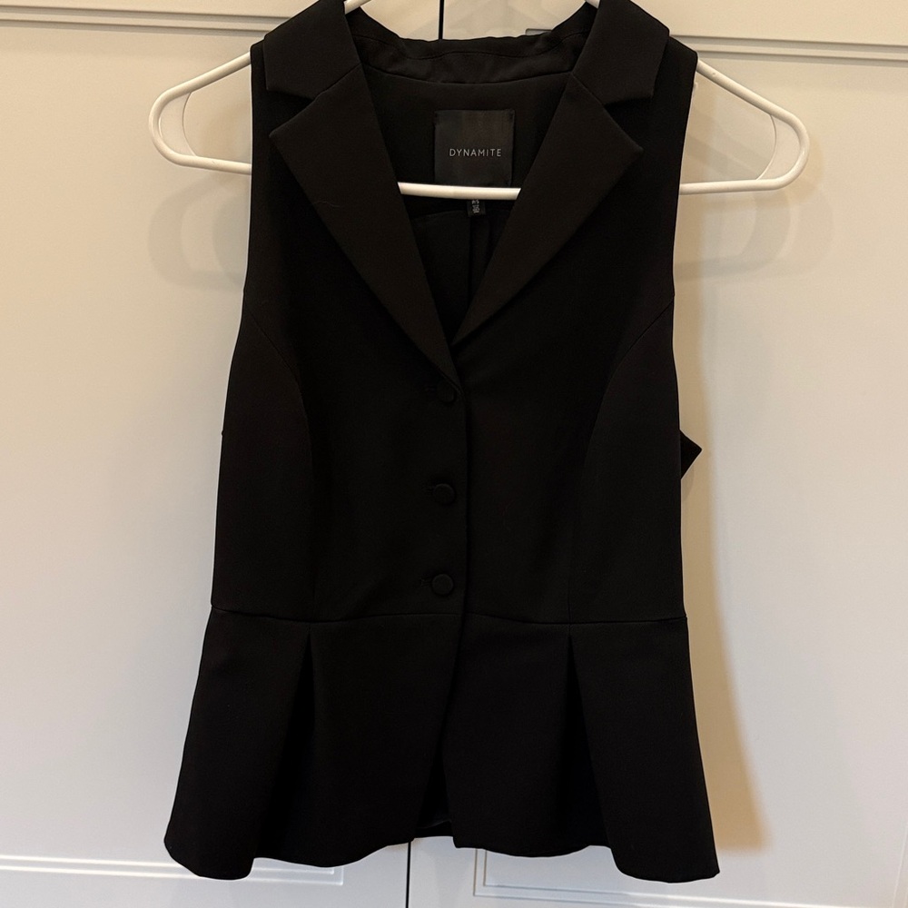 Dynamite Black Women's Vest Size Small